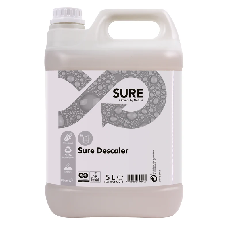 Disincrostante concentrato per uso quotidiano Diversey SURE Descaler 5 litri DISPONIBILE IN 7 GIORNI LAVORATIVI