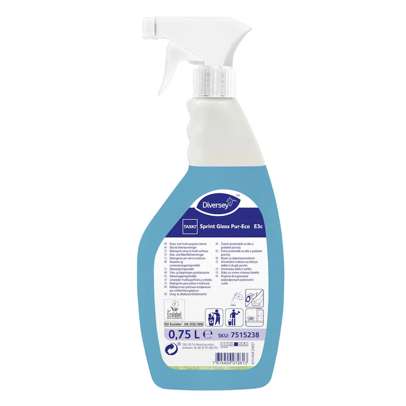 Detergente per vetri multiuso TASKI Sprint Glass Pur-Eco E3c 1 litro