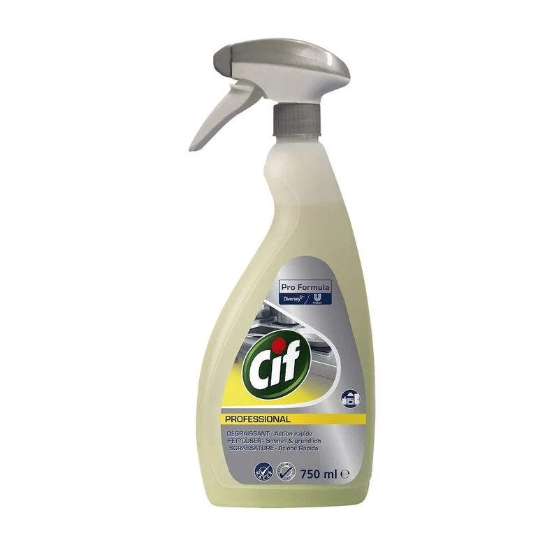 Detergente sgrassante per cucina Diversey Cif Sgrassatore 6X750 ml