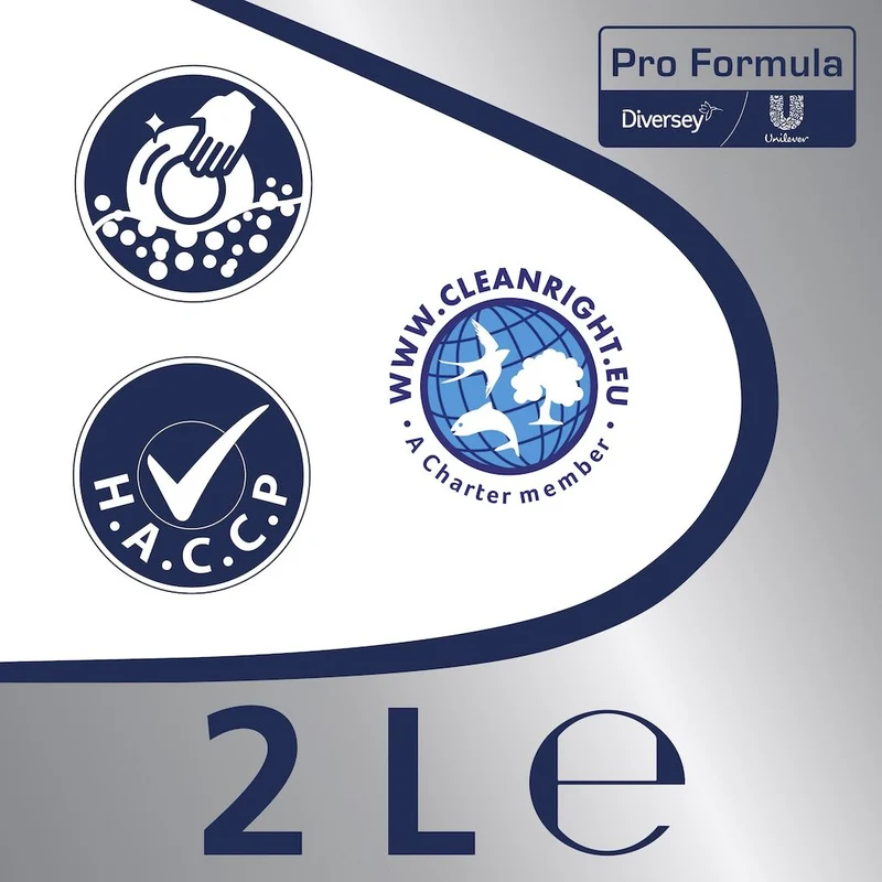 Detergente per lavaggio stoviglie Diversey Cif Piatti Professionale limone 2 lt