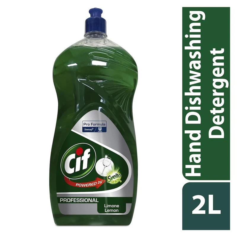 Detergente per lavaggio stoviglie Diversey Cif Piatti Professionale limone 2 lt