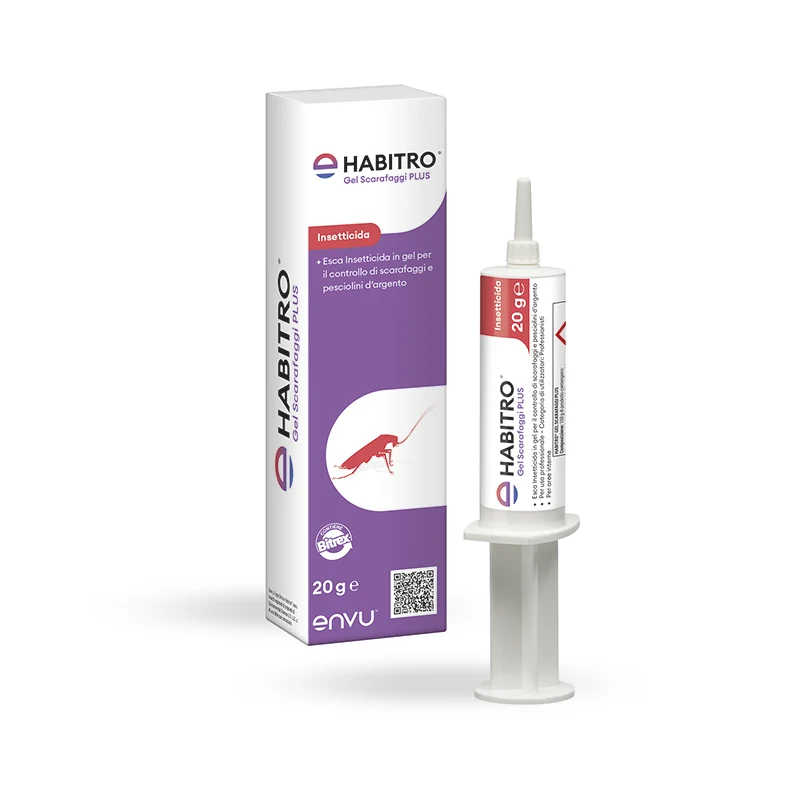 Insetticida gel per blatte e scarafaggi Envu Habitro Gel Scarafaggi - Cartuccia da 20 gr