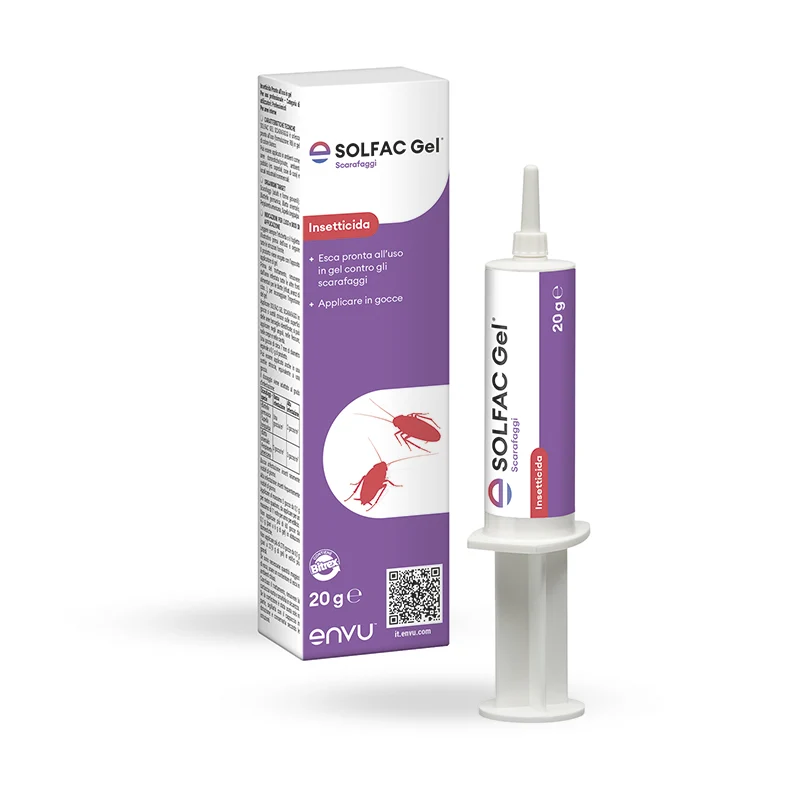 Insetticida gel per blatte e scarafaggi Envu Solfac Gel Scarafaggi - Cartuccia da 20 gr