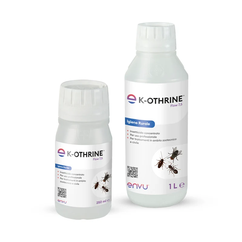 Insetticida per mosche e altri insetti ENVU K-OTHRINE FLOW 7,5 - 250 ML