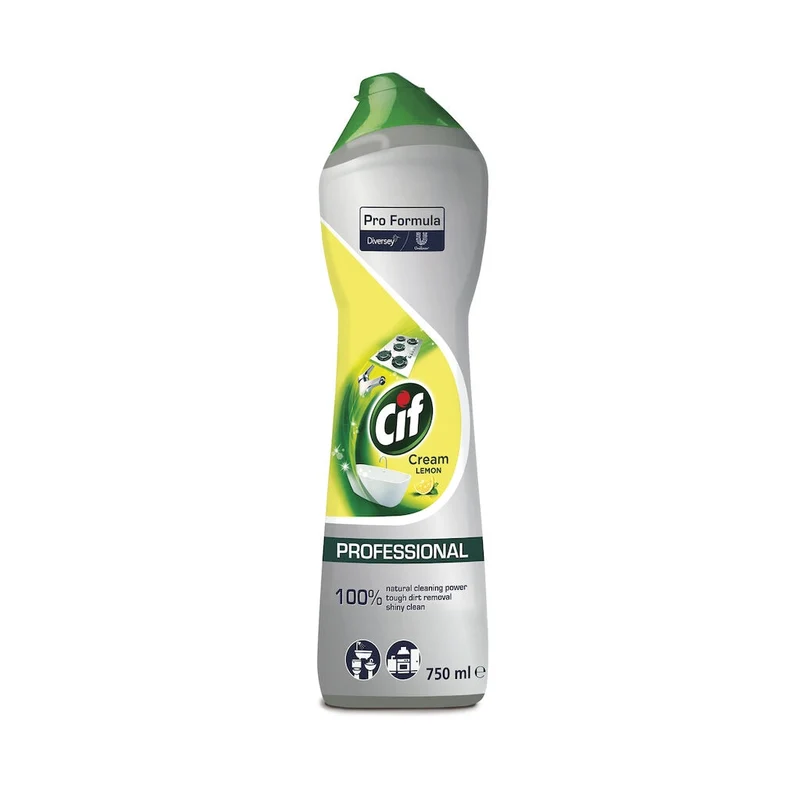 Detergente liquido cremoso per bagno e cucina Cif Crema Limone 750 ml
