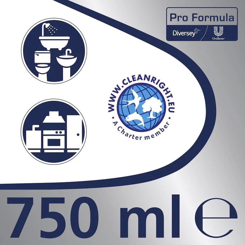Detergente liquido cremoso per bagno e cucina Cif Crema Limone 750 ml
