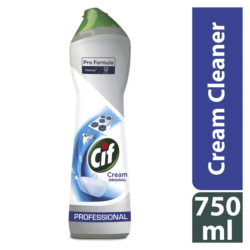 Detergente liquido cremoso per bagno e cucina Cif Crema Classica 750 ml