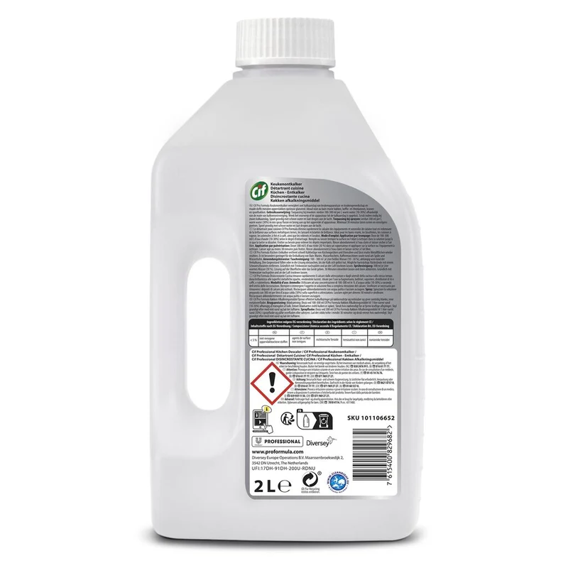 Disincrostante anticalcare liquido per cucina Cif Professional 2 litri