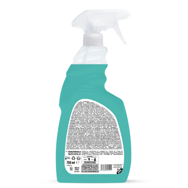 Detergente disincrostante bagni Sanitec Igienikal Fresh 750 ml