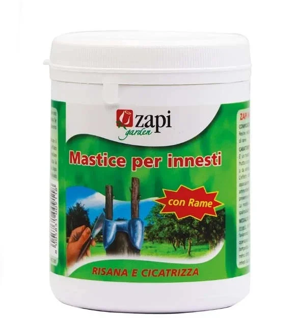 Mastice per piante per innesti e cicatrizzazioni con Rame Zapi 500 gr