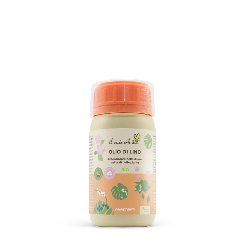 Corroborante bio per protezione piante Newpharm Olio di lino 200 ml