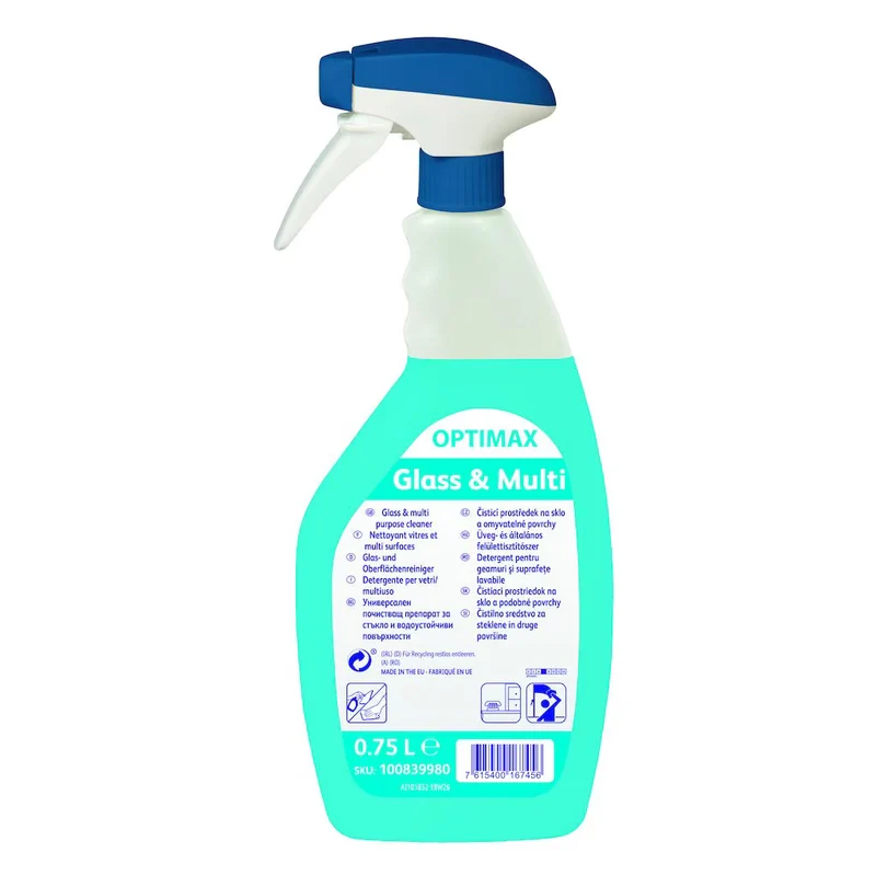 Detergente per vetri e multiuso OPTIMAX Glass & Multi 750 ml