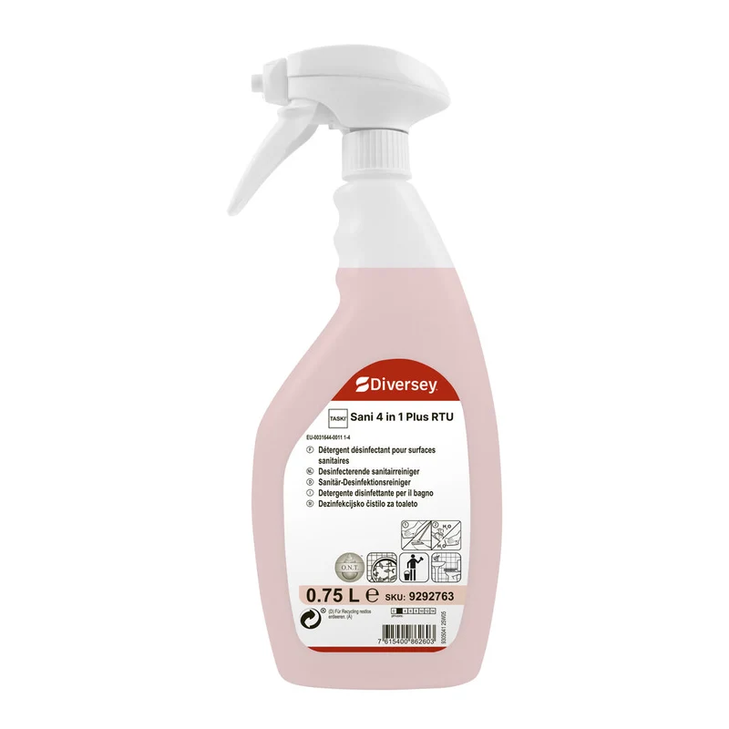 Detergente disincrostante disinfettante TASKI Sani 4 in 1 Plus RTU 750 ml