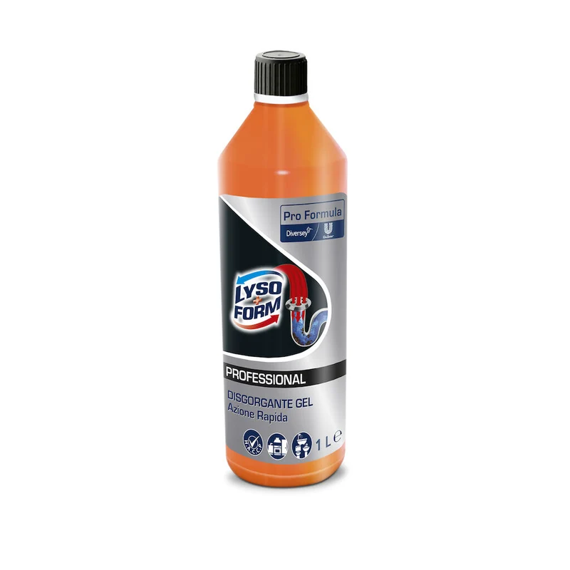 Disgorgante Gel Diversey Lysoform per tubature 1L