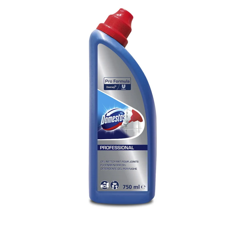 Detergente per pulizia fughe piastrelle Diversey Domestos Gel per Fughe 6X750 ml