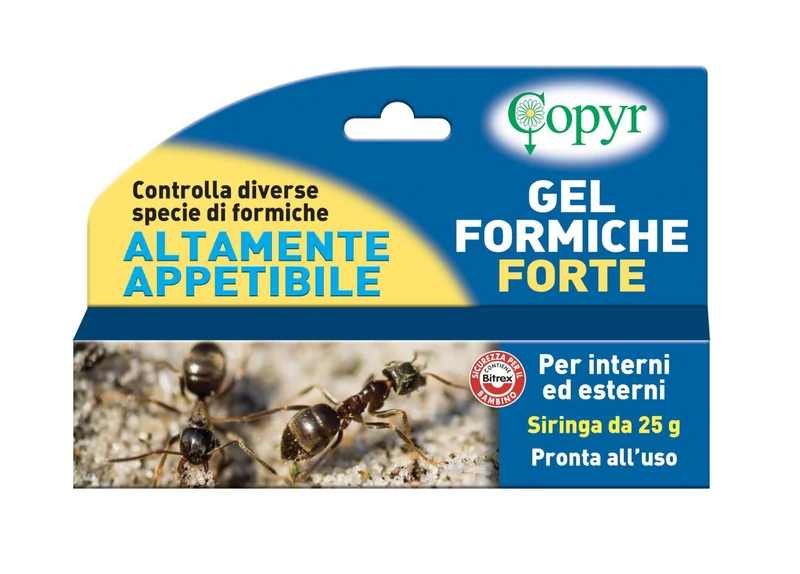 INSETTICIDA GEL PER FORMICHE COPYR GEL FORMICHE FORTE 25g