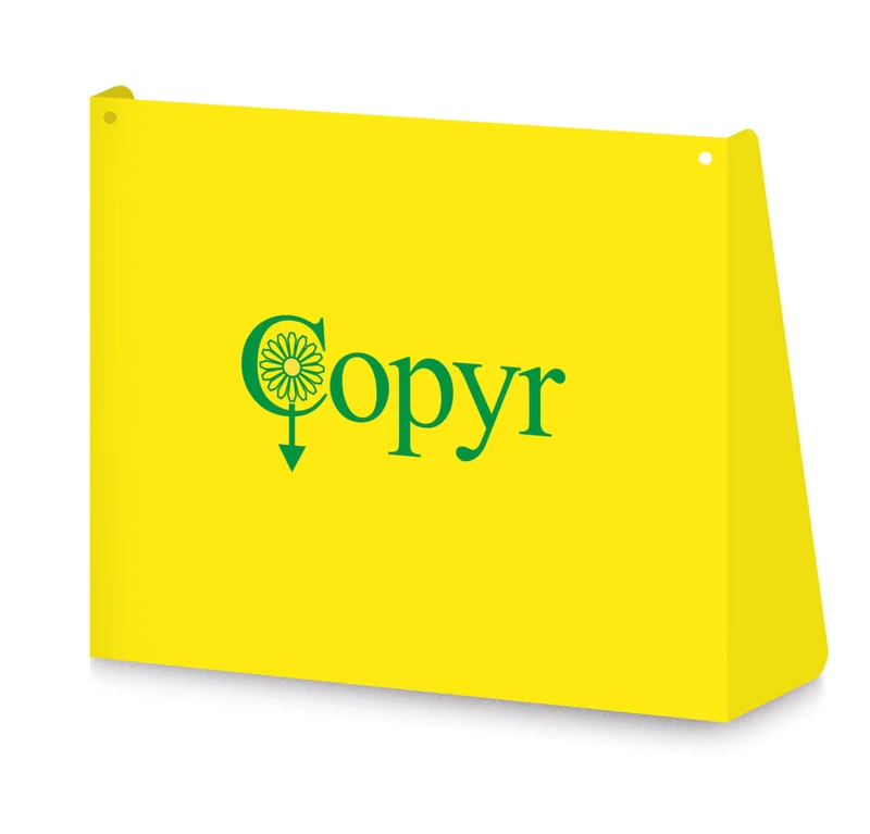 Pannello collante giallo per la gestione integrata delle mosche Copyr