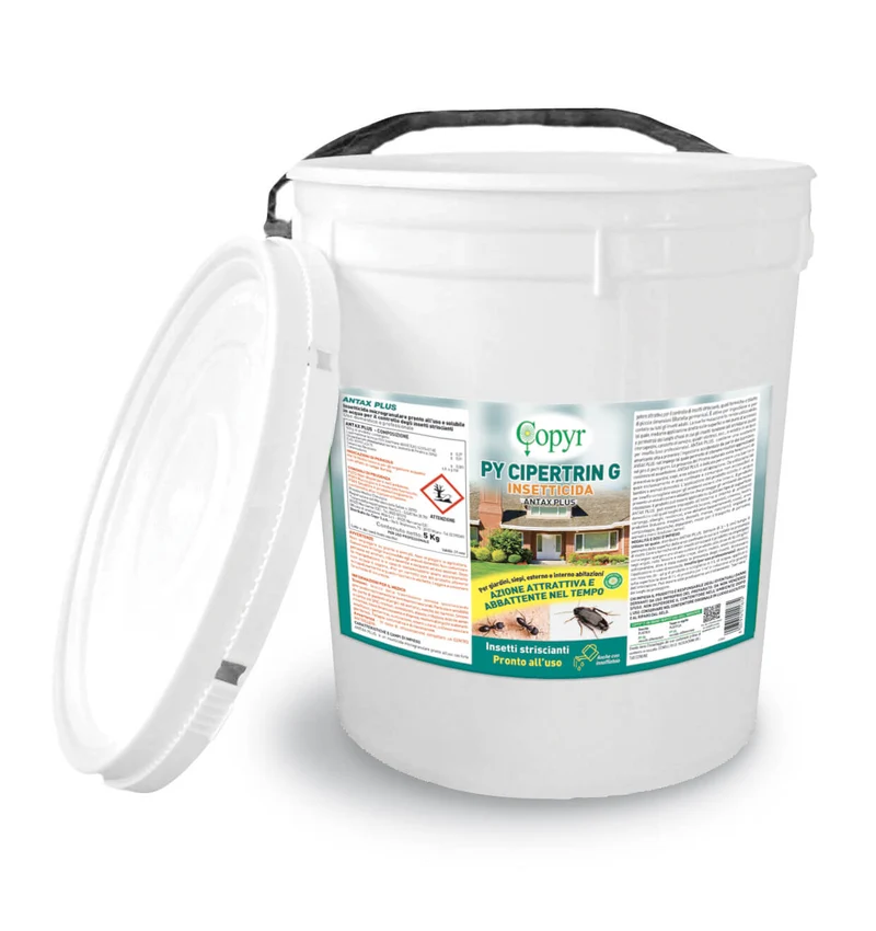 Insetticida granulare per formiche e scarafaggi Copyr Py Cipertrin G 5 kg