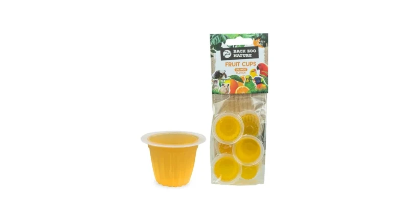 Retour Zoo Nature Gobelet à Fruits Orange 6x