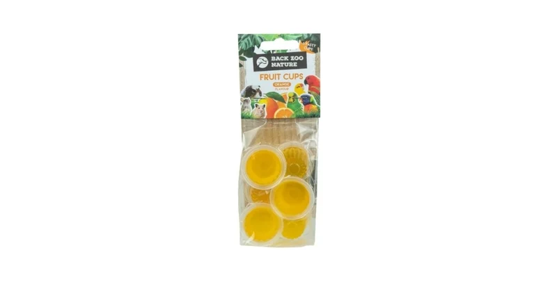 Retour Zoo Nature Gobelet à Fruits Orange 6x