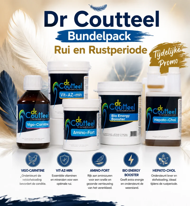 Dr Coutteel - Pack Période de mue et de repos - Lot ( 5 )