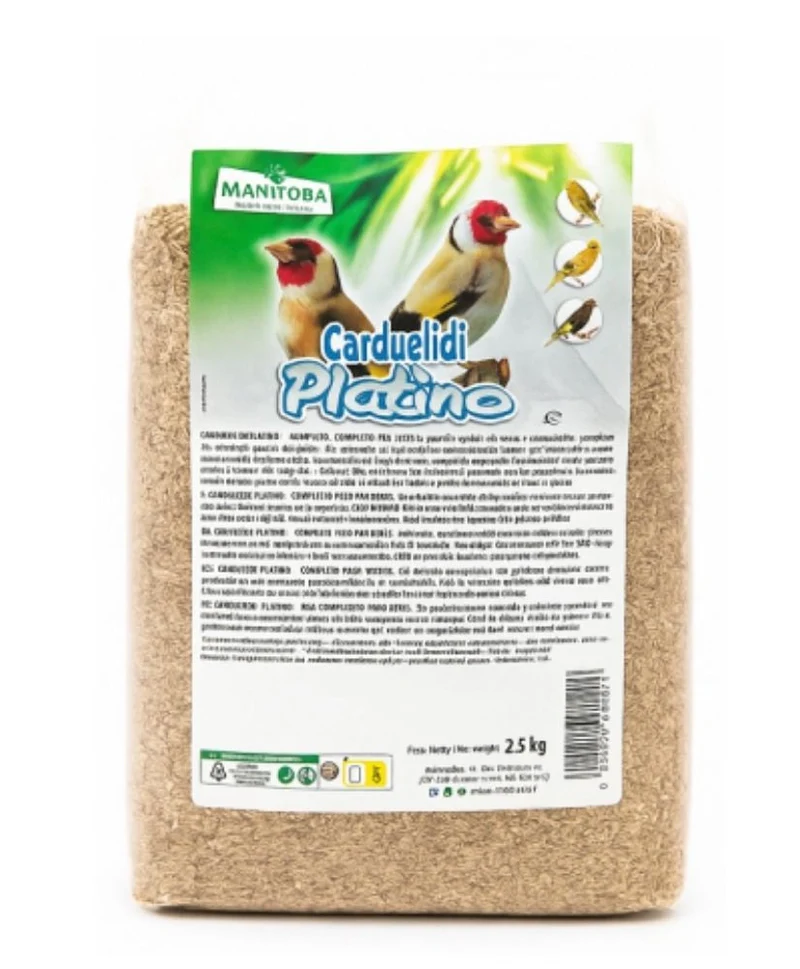 Carduelidi Platino 2.5 kg (mélange pour chardonnerets sans graines noires) Manitoba