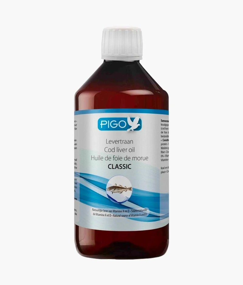 Huile de foie de morue Pigo Classique (1 litre)