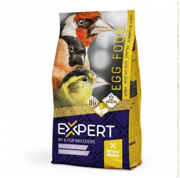 Aliment EXPERT pour œufs de passereaux sauvages - 3 kg - 15.6 % de protéines, insectes, gammares - Witte Molen