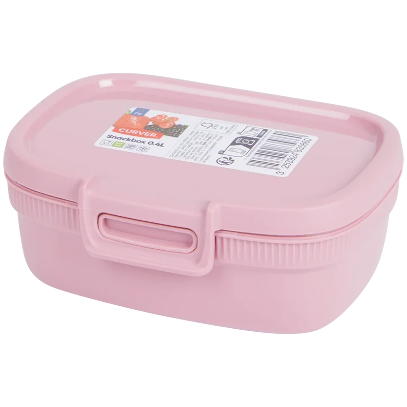 Boîte à goûter Curver 400 ml | 10 x 13 x 5 cm | Couleurs assorties