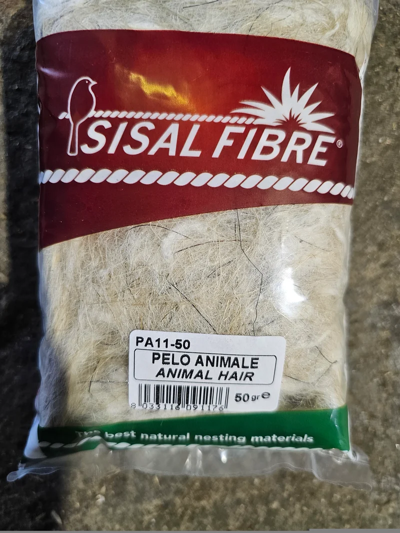 PA11 - Poils d'animaux 500 grammes - Matériau pour nidification