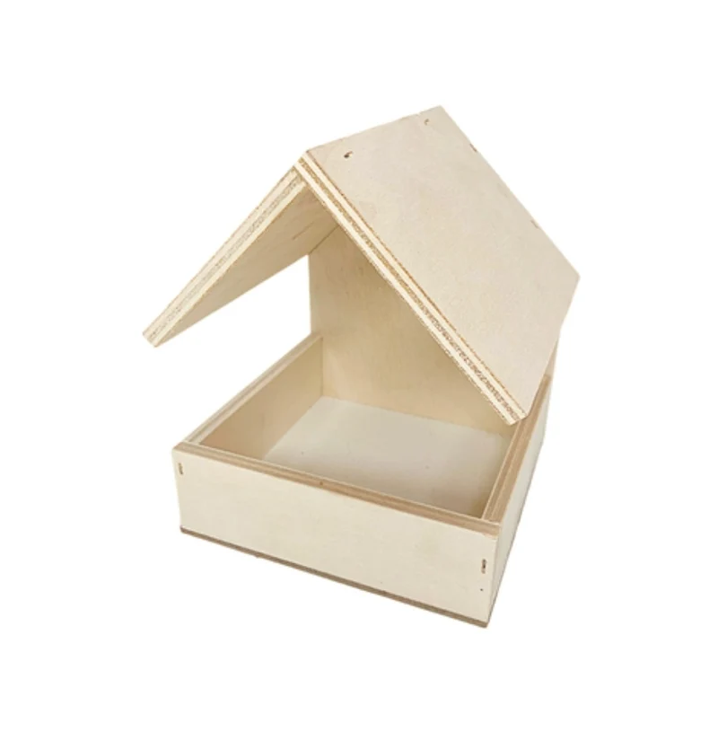 Chapelle en bois Petit 10x10x15 cm.