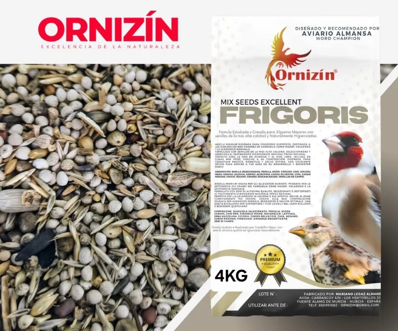 EXCELLENT MIX Frigolis 1kg - Graines Spéciales ( ¹ ) Ornizin
