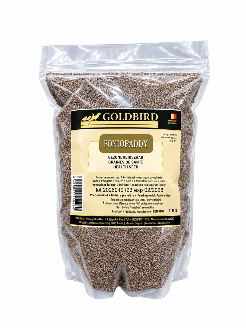 Foniopaddy 1kg GoldBird (auto-emballé)