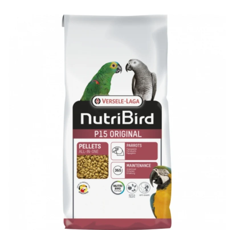 Nutribird P15 original 1kg - Granulés extrudés - Aliment d'entretien pour perroquets