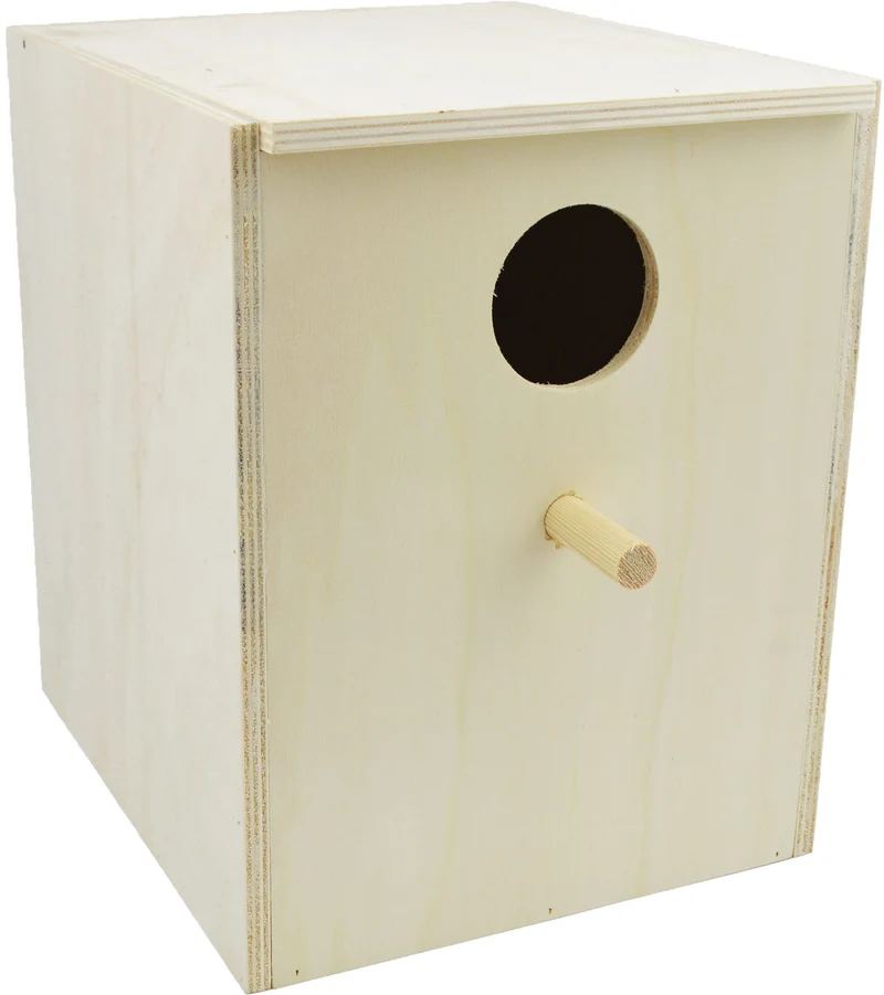 Nichoir vertical pour perroquets, 35.5 x 30 x 24 cm