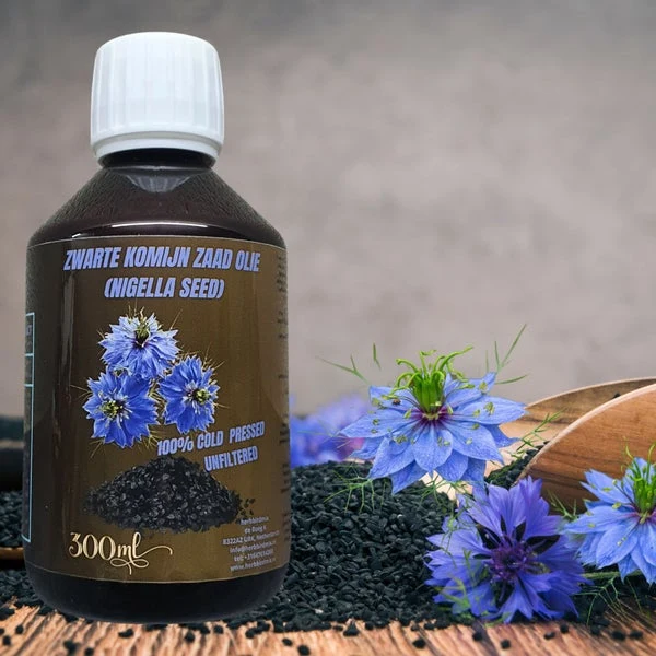 Huile de graines de cumin noir 300 ml Mélange d'herbes pour oiseaux