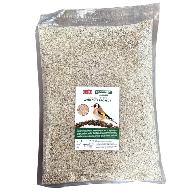 Graines Spéciales Chia Blanc 1kg - Unica & Blattner