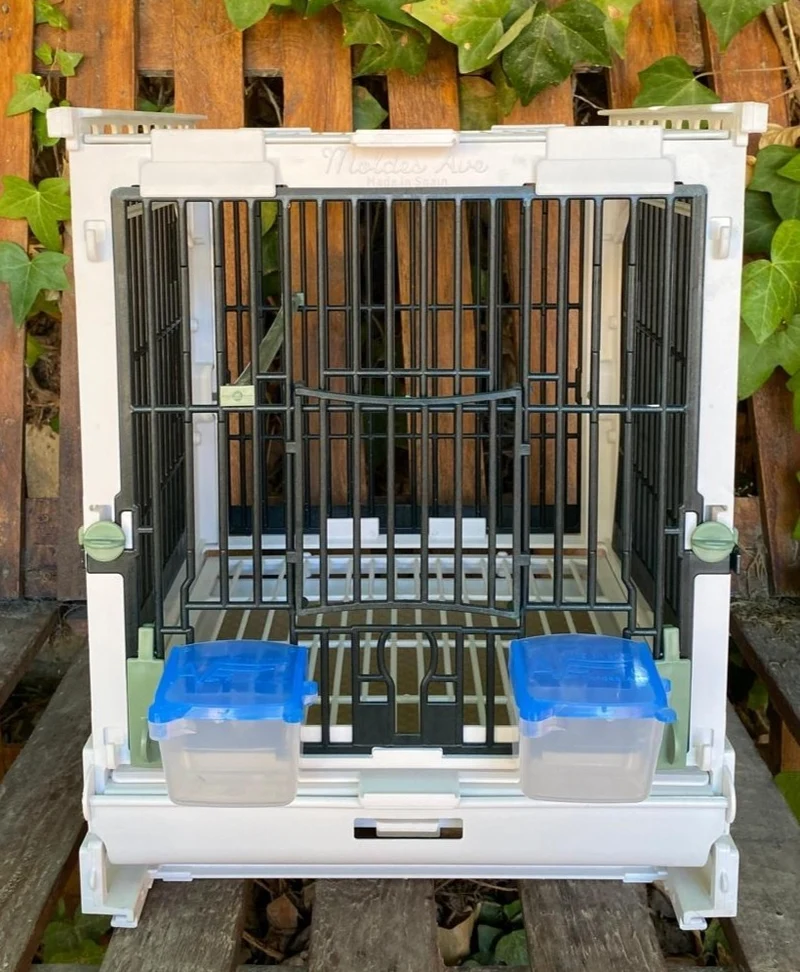 Cage d'élevage en plastique vert - MA Cage - Moldes Ave