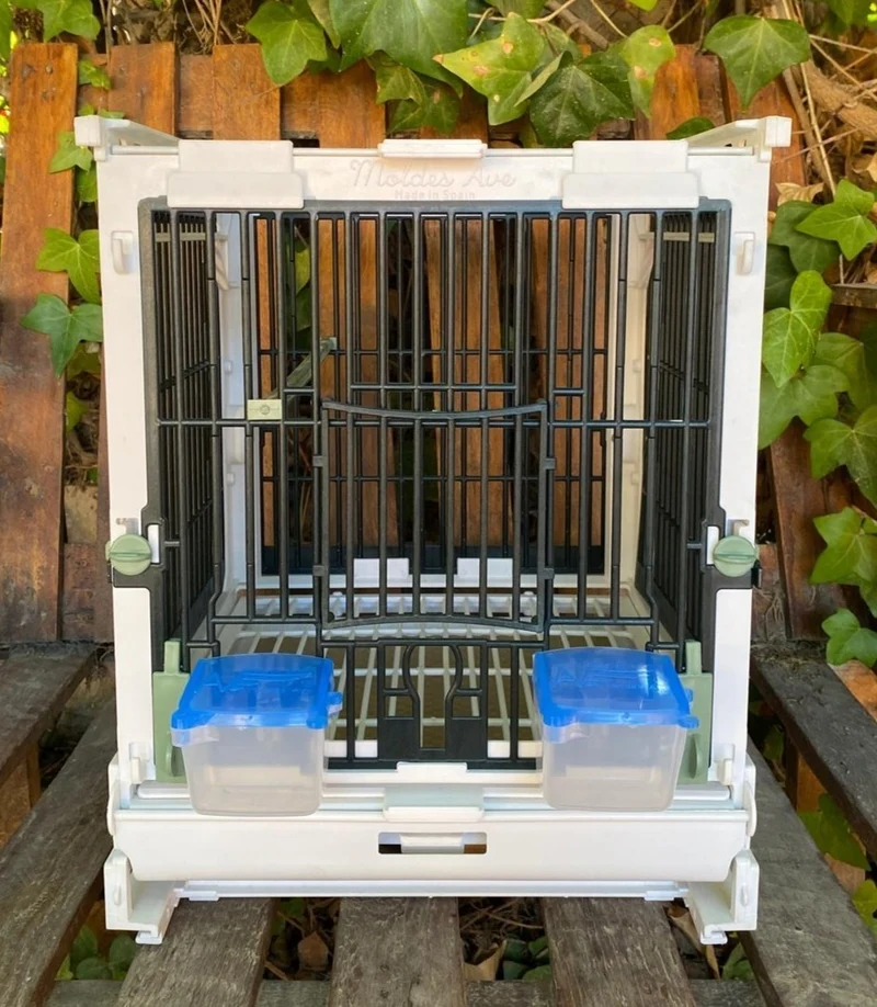 Cage d'élevage en plastique vert - MA Cage - Moldes Ave