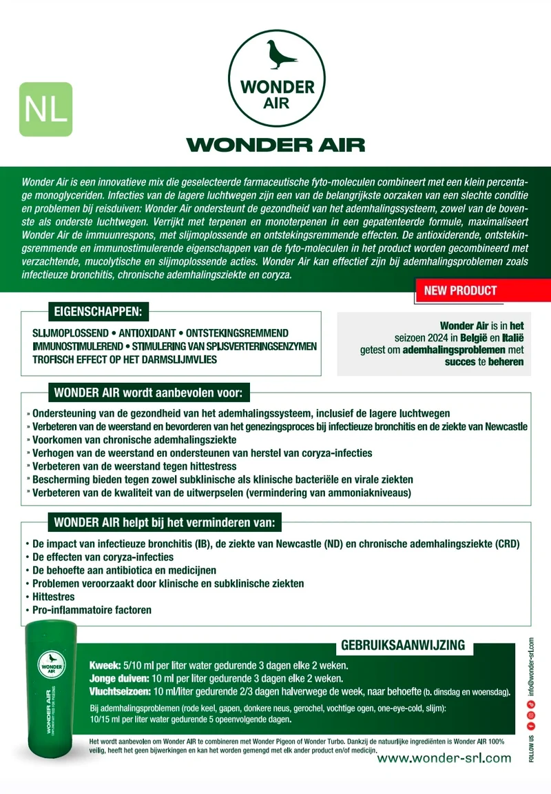 Wonder Air 1L - Wonder Pigeon