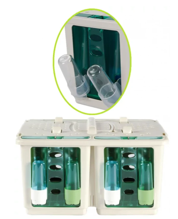 Coffret de transport avec couvercle à 2 compartiments « NUVOLA 2 » (NZ85)