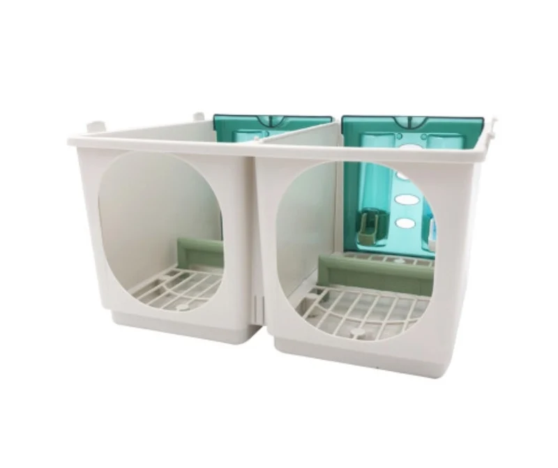 Coffret de transport avec couvercle à 2 compartiments « NUVOLA 2 » (NZ85)