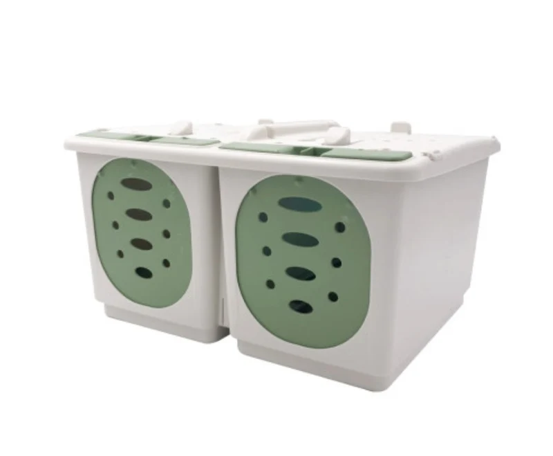 Coffret de transport avec couvercle à 2 compartiments « NUVOLA 2 » (NZ85)
