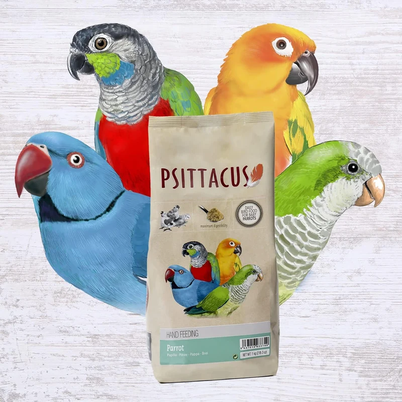 Alimentation manuelle pour perroquets - 1 kg - Psittacus - Alimentation manuelle