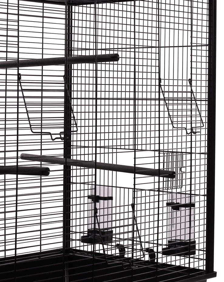 Cage à oiseaux Flamingo Gru noir