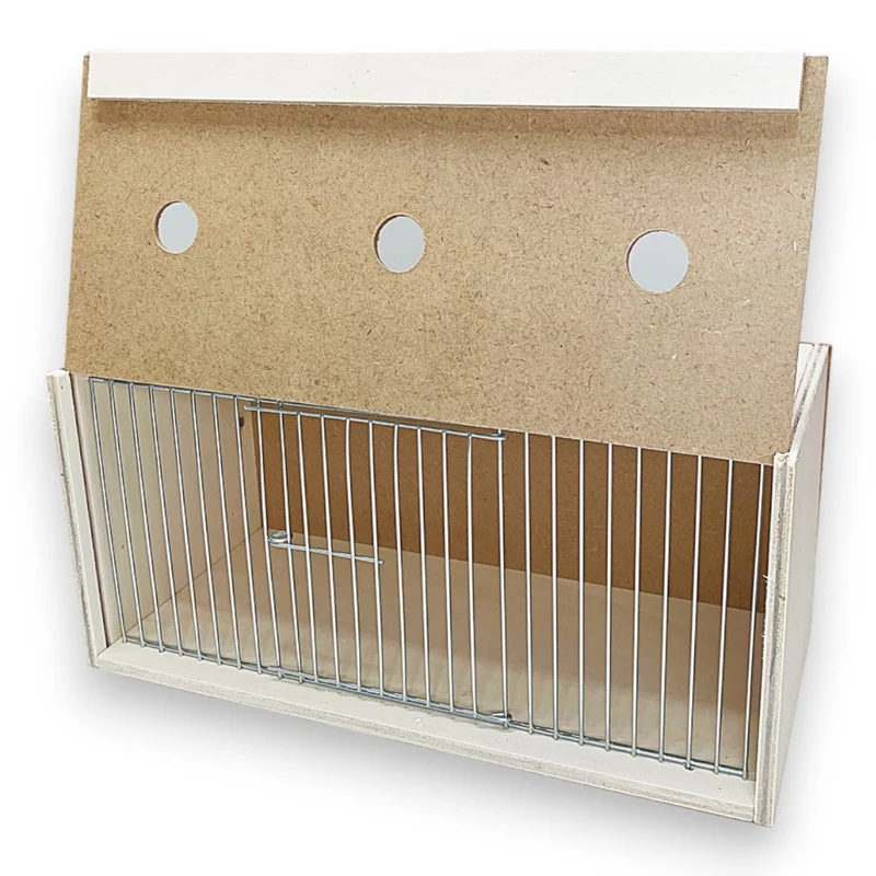 Cage de transport bois + poignée