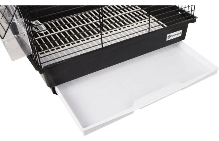 Cage Flamant Nusa Noir 39x31x46