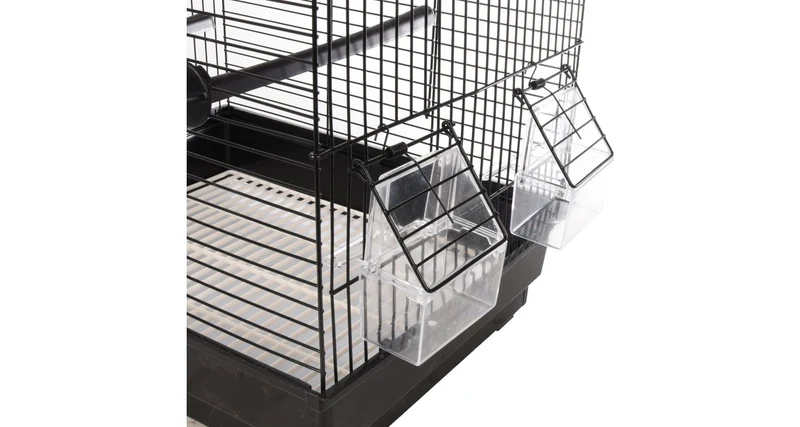 Cage Flamant Nusa Noir 39x31x46