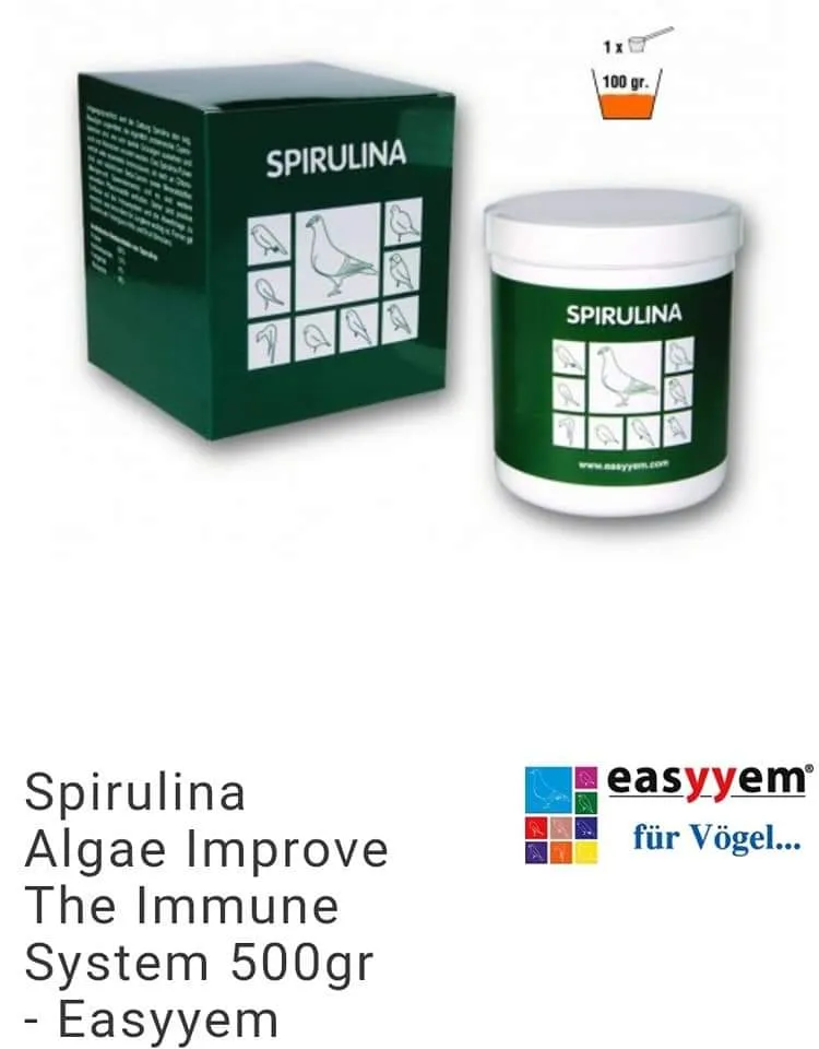 Spiruline 250 grammes (Améliore le système immunitaire) Easseym