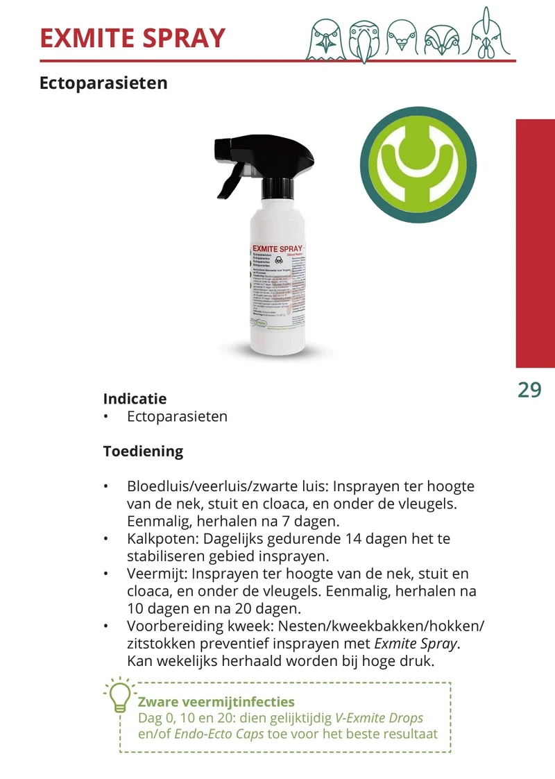 Spray antiparasitaire Exmite 250 ml - Neornipharma